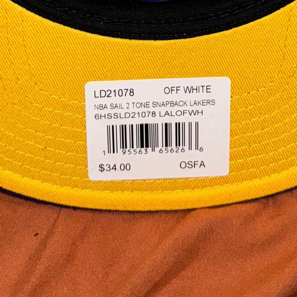 Mitchell and Ness lakers SnapBack NEW - Picture 4 of 4